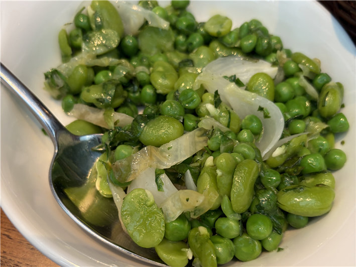peas and broad beans